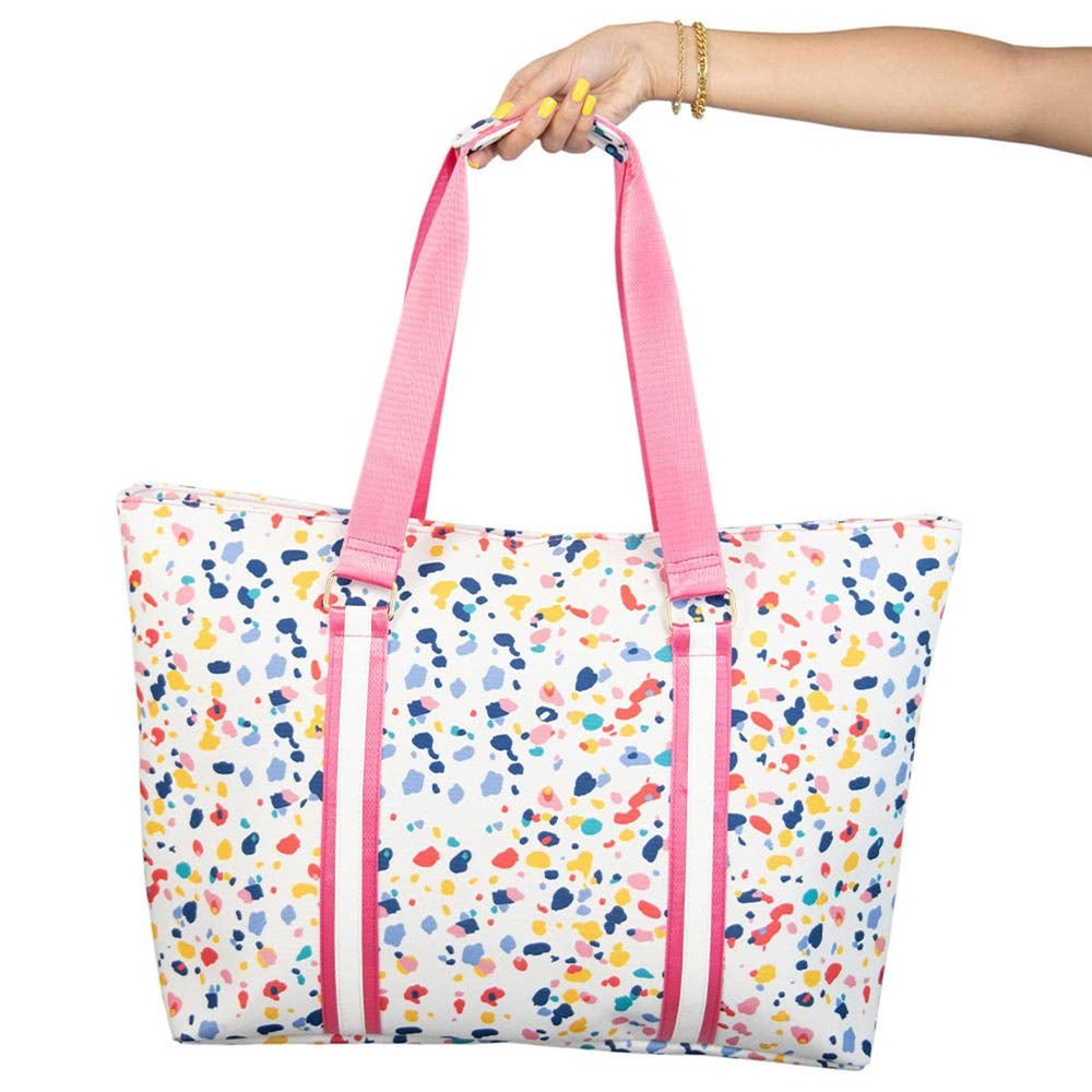 Confetti Print Tote Bag Multicolored